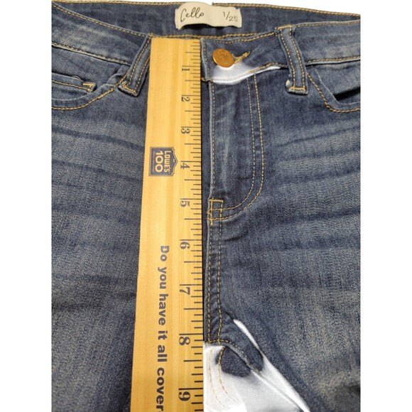*CELLO* Women's Stretch Skinny Jeans - Size 1/25 - Med Wash - 28" Inseam F13 - Picture 4 of 7